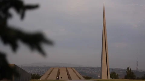 The Armenian Genocide memorial complex 動画素材 103125096