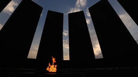 The Armenian Genocide memorial complex 動画素材 103125491
