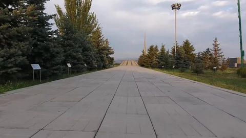 The Armenian Genocide memorial complex 動画素材 103126101