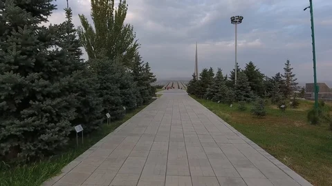 The Armenian Genocide memorial complex 動画素材 103127580