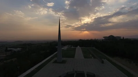 The Armenian Genocide memorial complex 動画素材 103129987