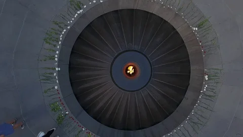 The Armenian Genocide memorial complex 動画素材 103130588