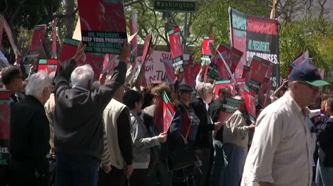 Armenian Genocide Protest Video stock 5299184