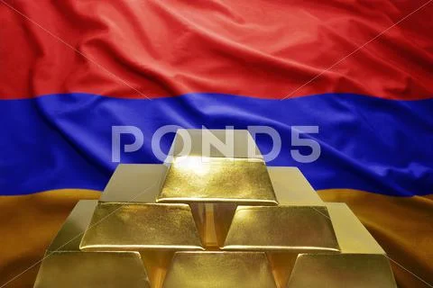 Armenian gold reserves Stock Photos