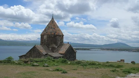 Armenian Monastery of Sevanavank, Lake Sevan Peninsula, Armenia 11 Vidéo 90450508