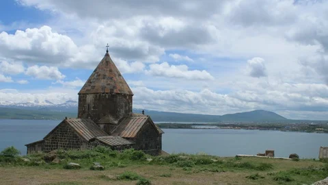 Armenian Monastery of Sevanavank, Lake Sevan Peninsula, Armenia 10 Vidéo 90450534
