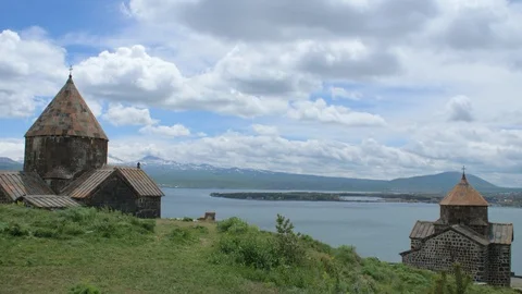Armenian Monastery of Sevanavank, Lake Sevan Peninsula, Armenia 9 Vidéo 90450605