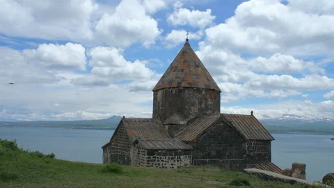 Armenian Monastery of Sevanavank, Lake Sevan Peninsula, Armenia 5 Vidéo 90450784