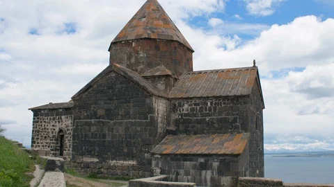 Armenian Monastery of Sevanavank, Lake Sevan Peninsula, Armenia 1 Vidéo 90451023