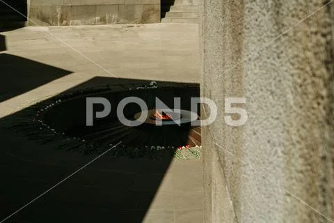Armenya, Yerevan. Armenian Genocide Memorial Stock Photos