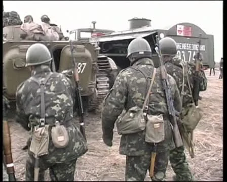 Armies Stock Footage 8848821