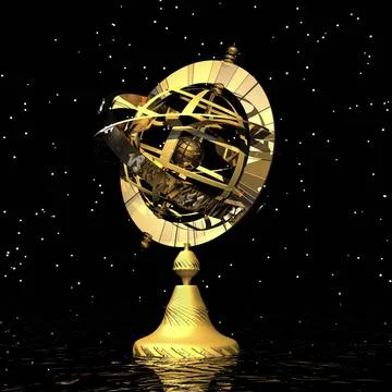 Armillary sphere digital visualization of an armillary sphere Copyright: x... Foto stock