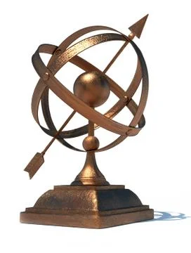 Armillary sphere Stock Illustration