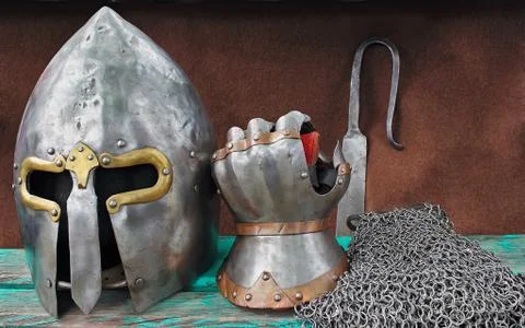 Armor of the knight Stock Photos