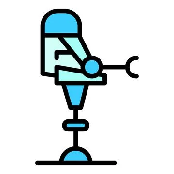 Armor robot icon vector flat Illustrazione stock