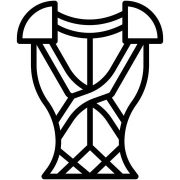 Armor Vector Icon Design Illustration Stock Illustration