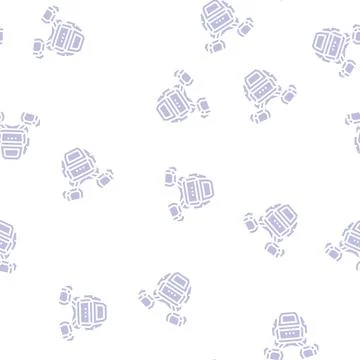 Armor viking glyph seamless pattern Stock Illustration