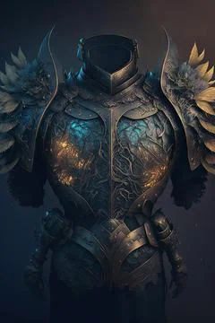 Armor of vulnerability Stock Illustration