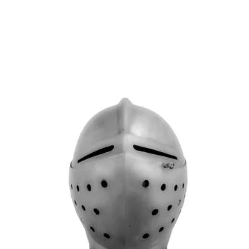 Armor on white Foto stock