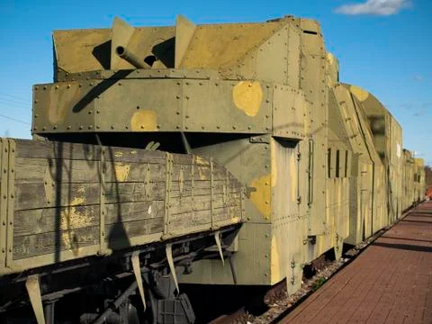 Armored battle platform Foto stock