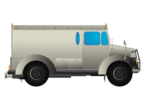 Armored car Stock Illustration