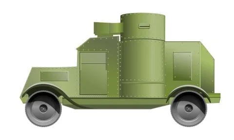 Armored car Illustrazione stock