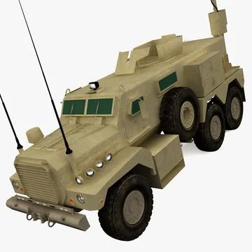 Armored Fighting Vehicle Cougar 6x6 3D Model