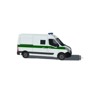 Armored security vehicle Stock Illustration