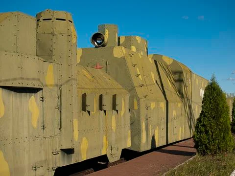 Armored train Stock Photos