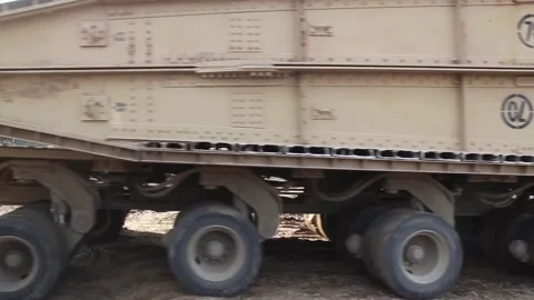 This Armored Vehicle Can Deploy a 60ft(18m) Bridge in 3 min - M60A1 AVLB in  Stock Footage 162545805