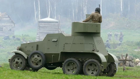 Armored vehicle. Video stock 111147016