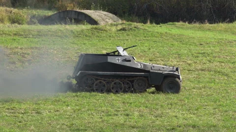 Armored vehicle. Video stock 111147126