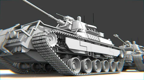 Armored Vehicles (HD+Loop) Stock-Footage 34652068