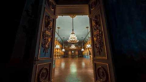 Armorial Hall, Interior Of The Hermitage Vídeos de archivo 73450037