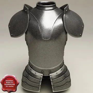 Medieval Knight Armor - Rigged