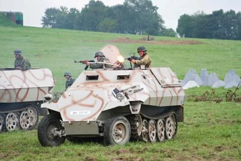 Armoured conveyer Foto stock