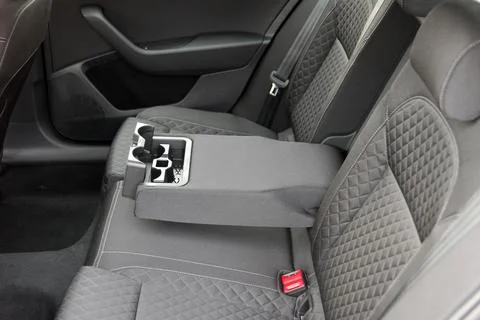 Armrest in the car Stock Photos