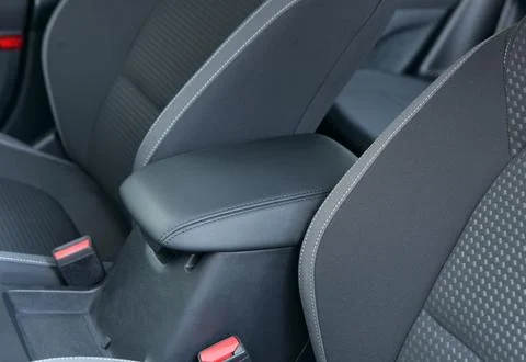 Armrest in the car Stock Photos