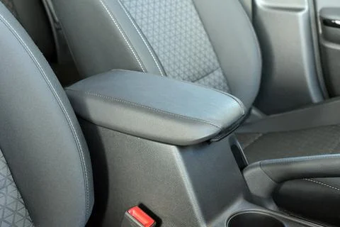 Armrest in the car Stock Photos