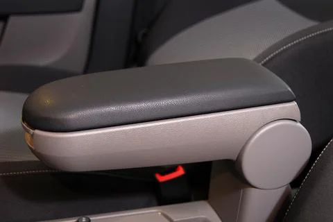 Armrest in the car Stock Photos