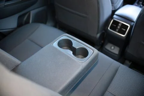 Armrest in the car Stock Photos