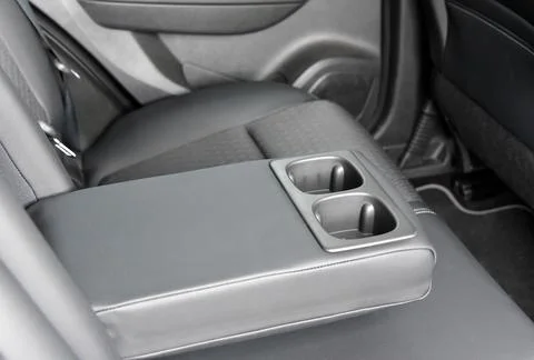 Armrest in the car Stock Photos