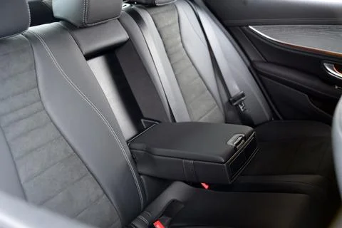 Armrest in the car Stock Photos