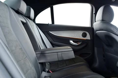 Armrest in the car Stock Photos