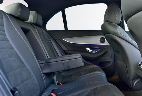Armrest in the car Stock Photos