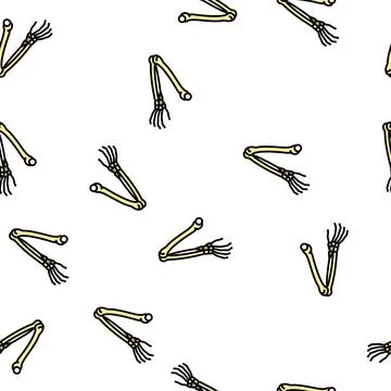 Arms bone vector seamless pattern イラスト素材