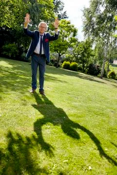 Arms raised Stock Photos