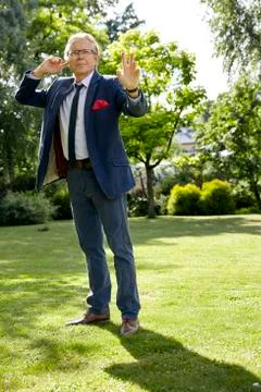 Arms raised Stock Photos