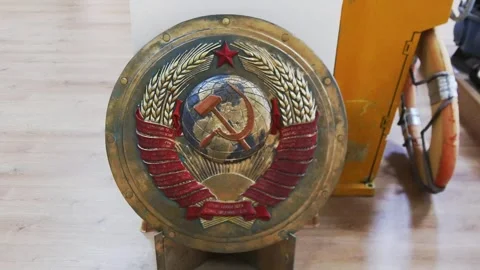 Arms of the Soviet Union. Stock Footage 317183674