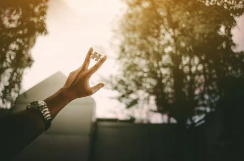 Arms together, teamwork. Collaboration Stock Photos
